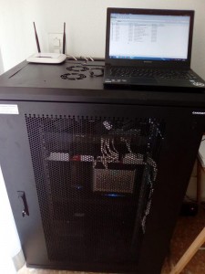 Montaje de redes racks